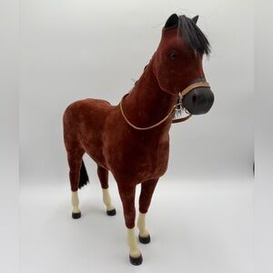 Pleasant Company American Girl Horse Felicity Penny Flocked Brown Doll Horse